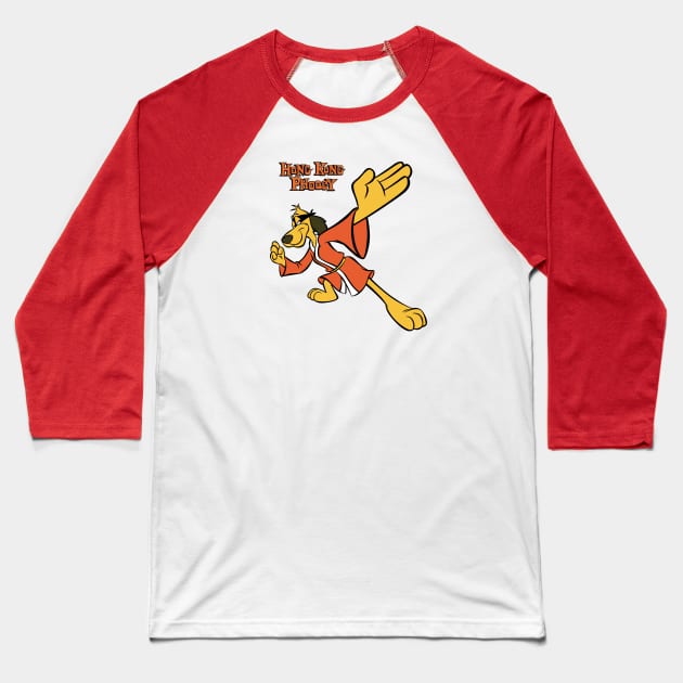 Hong Kong Phooey Baseball T-Shirt by SubwayTokin